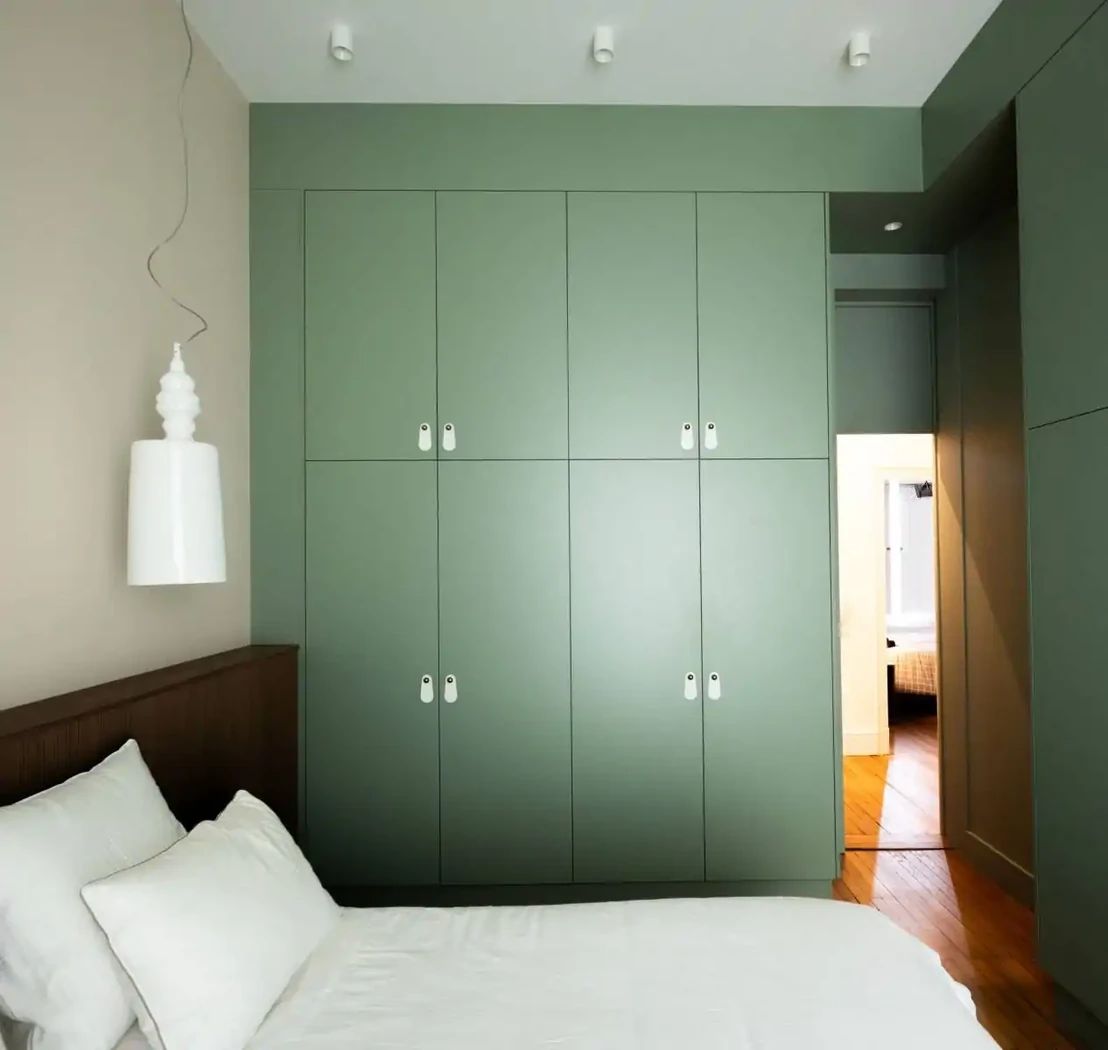 Intimité de la chambre verte